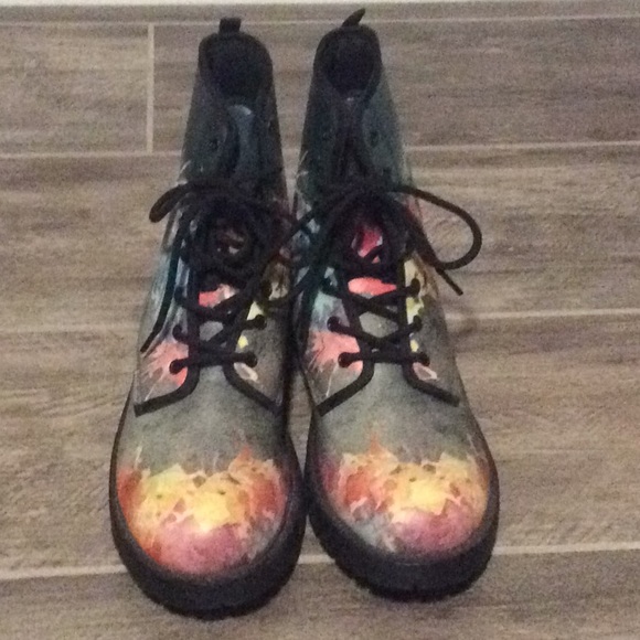 Shoes | Frida Kahlo Dr Marten Style Boots | Poshmark